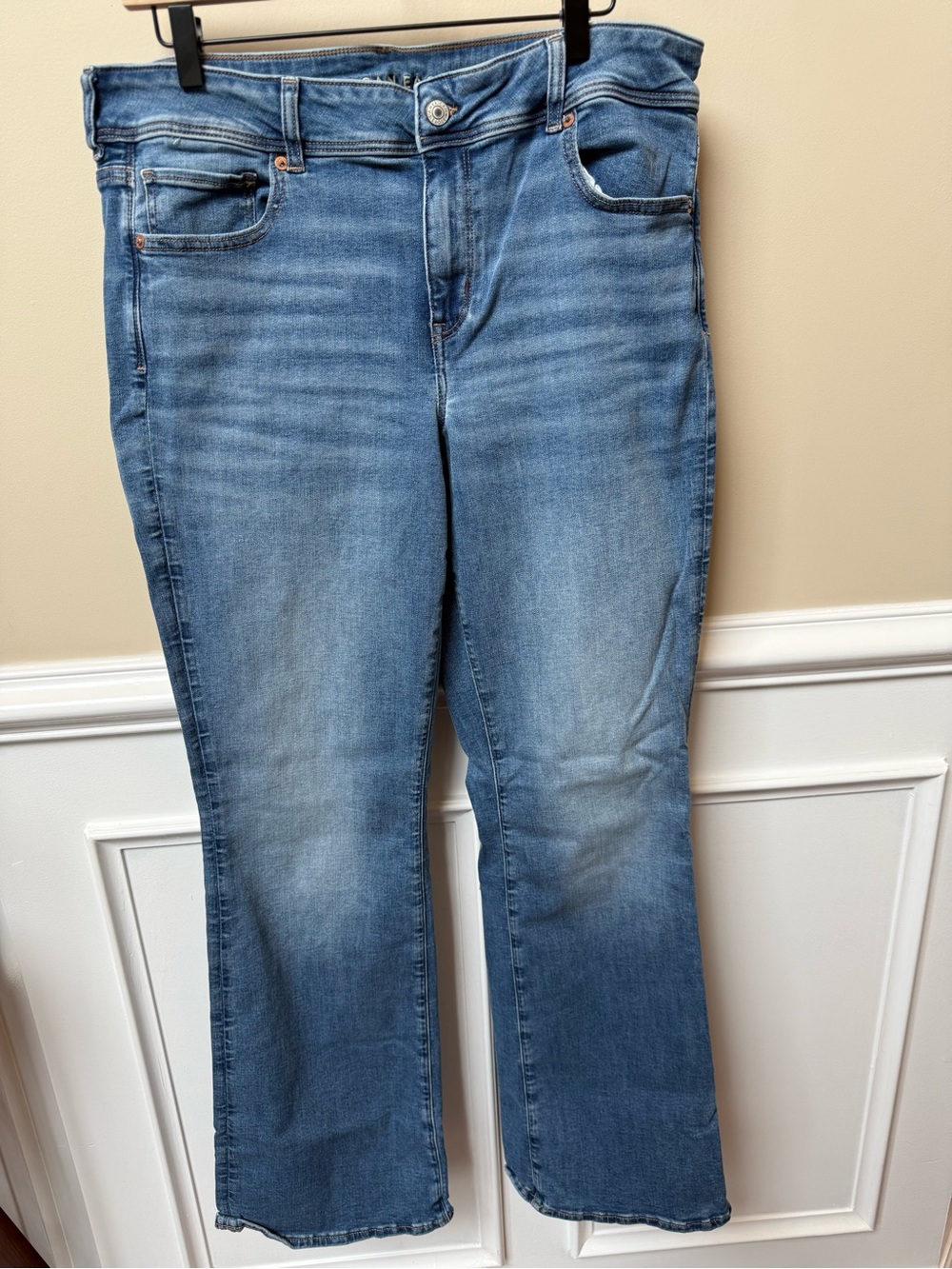 American Eagle Outfitters Medium Wash Kick Boot Jeans
